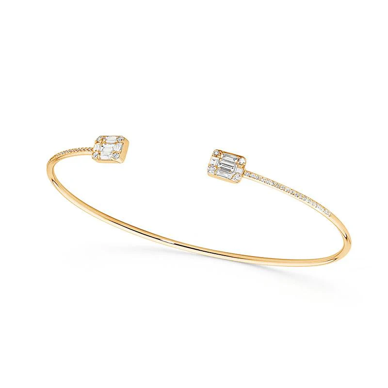 Art Deco Diamond Deux Bangle - Image 3
