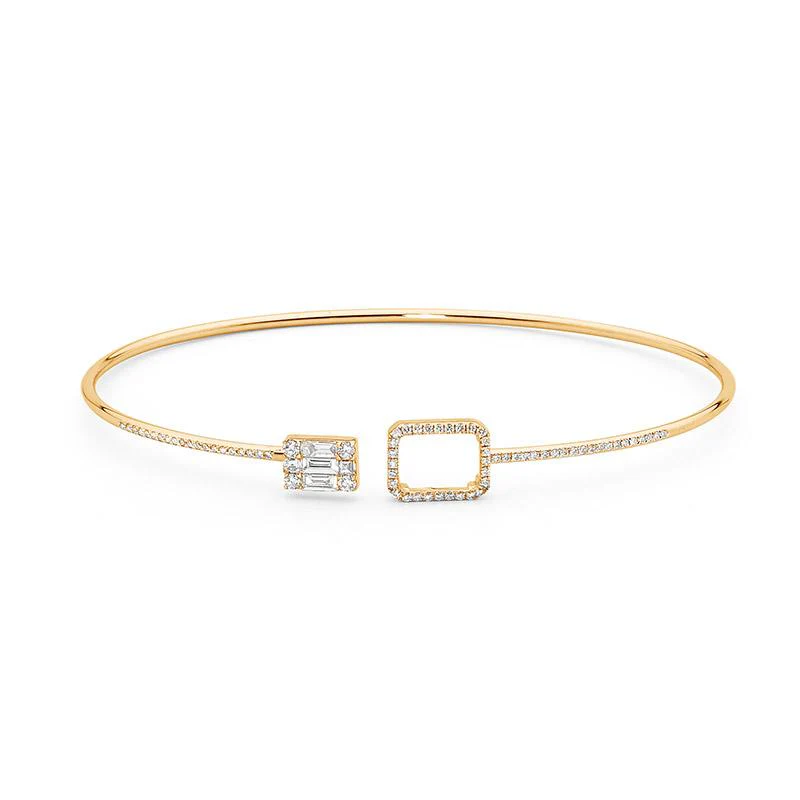 Art Deco Diamond Bangle - Image 5
