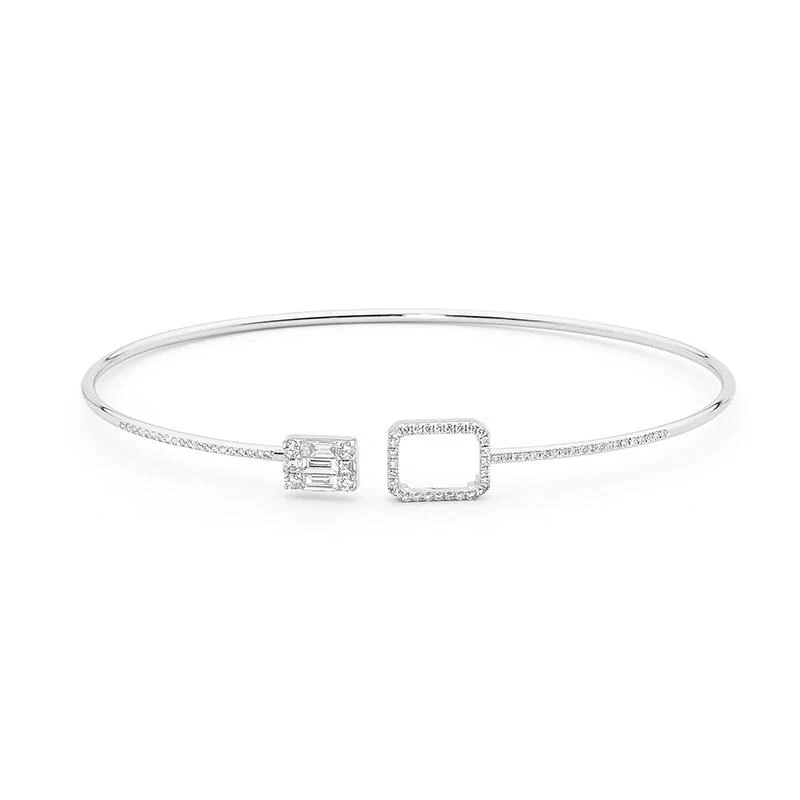 Art Deco Diamond Bangle - Image 6