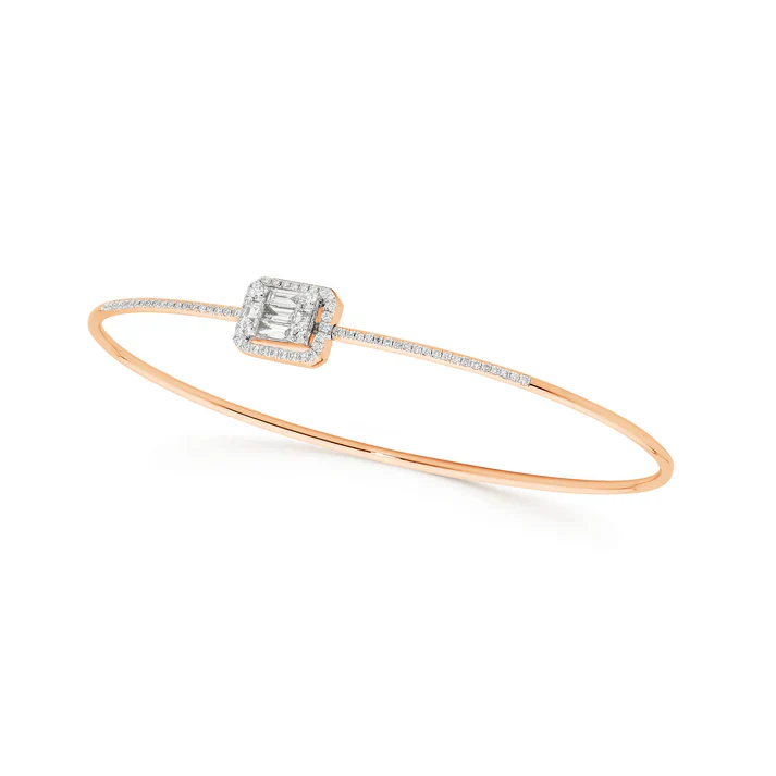 Art Deco Diamond Bangle - Image 9