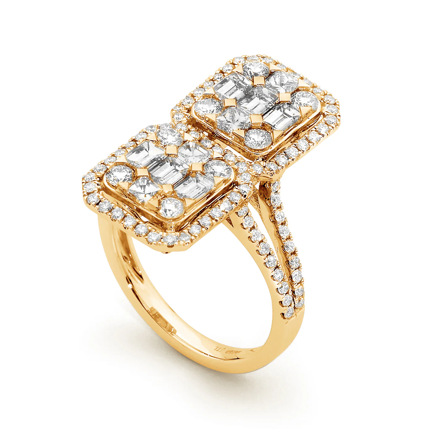 Art Deco Diamond Cocktail Ring - Image 5