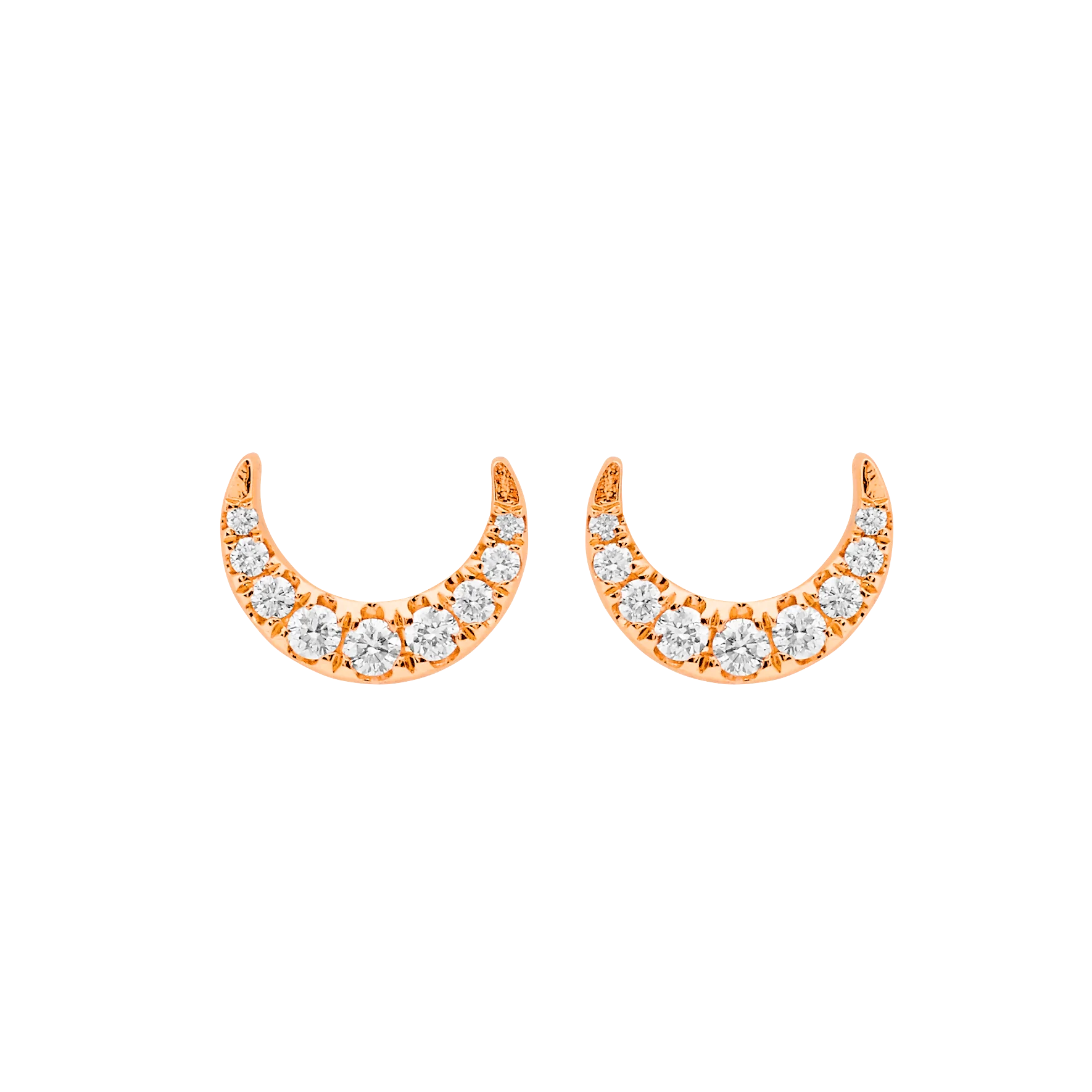 Crescent Moon Studs - Image 3