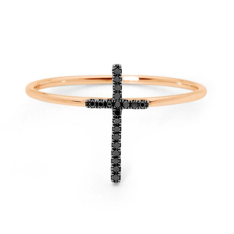 Black Diamond Vertical Cross Ring - Image 4