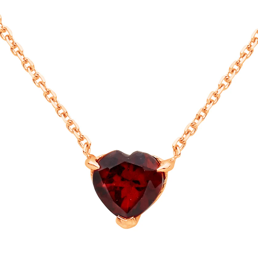 Garnet Heart Birthstone - January - Image 3