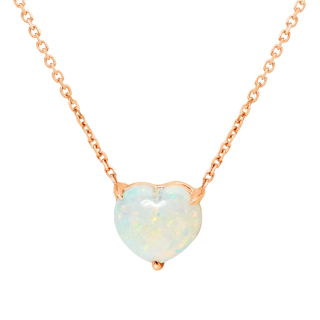 Opal Heart Birthstone - October - Image 4